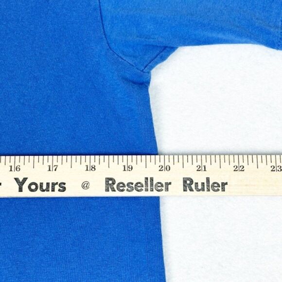 Vintage 90s USA Olympic T-Shirt Blue Small Basketball Sports Single Stich - Picture 10 of 11